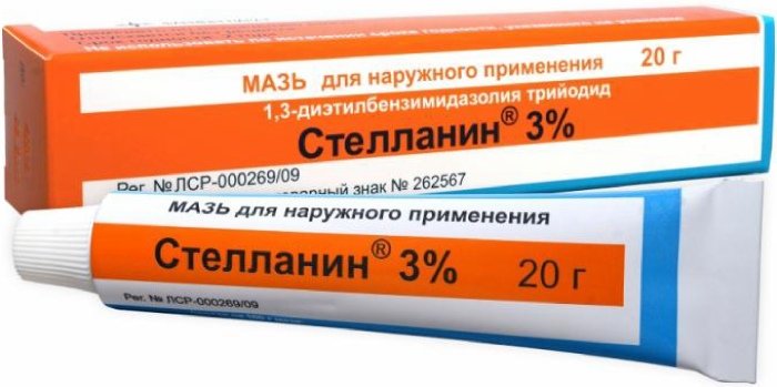 Купить Стелланин мазь 3  г (диэтилбензимидазолия трийодид) от 447 руб. в Чернушке в интернет-аптеке Планета Здоровья, цены, инструкция по применению, аналоги, доставка на дом