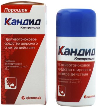 Купить кандид порошок 10г фл (клотримазол) от 609 руб. в городе Москва и Московская область в интернет-аптеке Планета Здоровья, инструкция по применению, аналоги