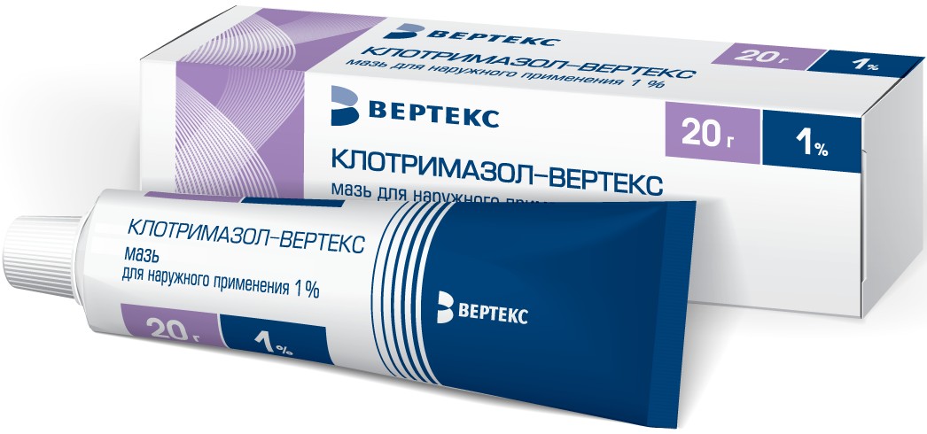 Купить клотримазол мазь 1 г туба вертекс (клотримазол) от 194 руб. в городе Сарапул в интернет-аптеке Планета Здоровья, инструкция по применению, аналоги