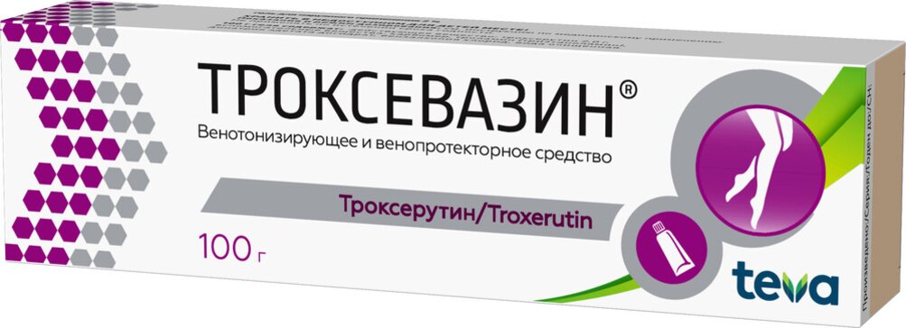 Купить Троксевазин гель 20г (троксерутин) от 705 руб. в Москве в интернет-аптеке Планета Здоровья, цены, инструкция по применению, аналоги, доставка на дом